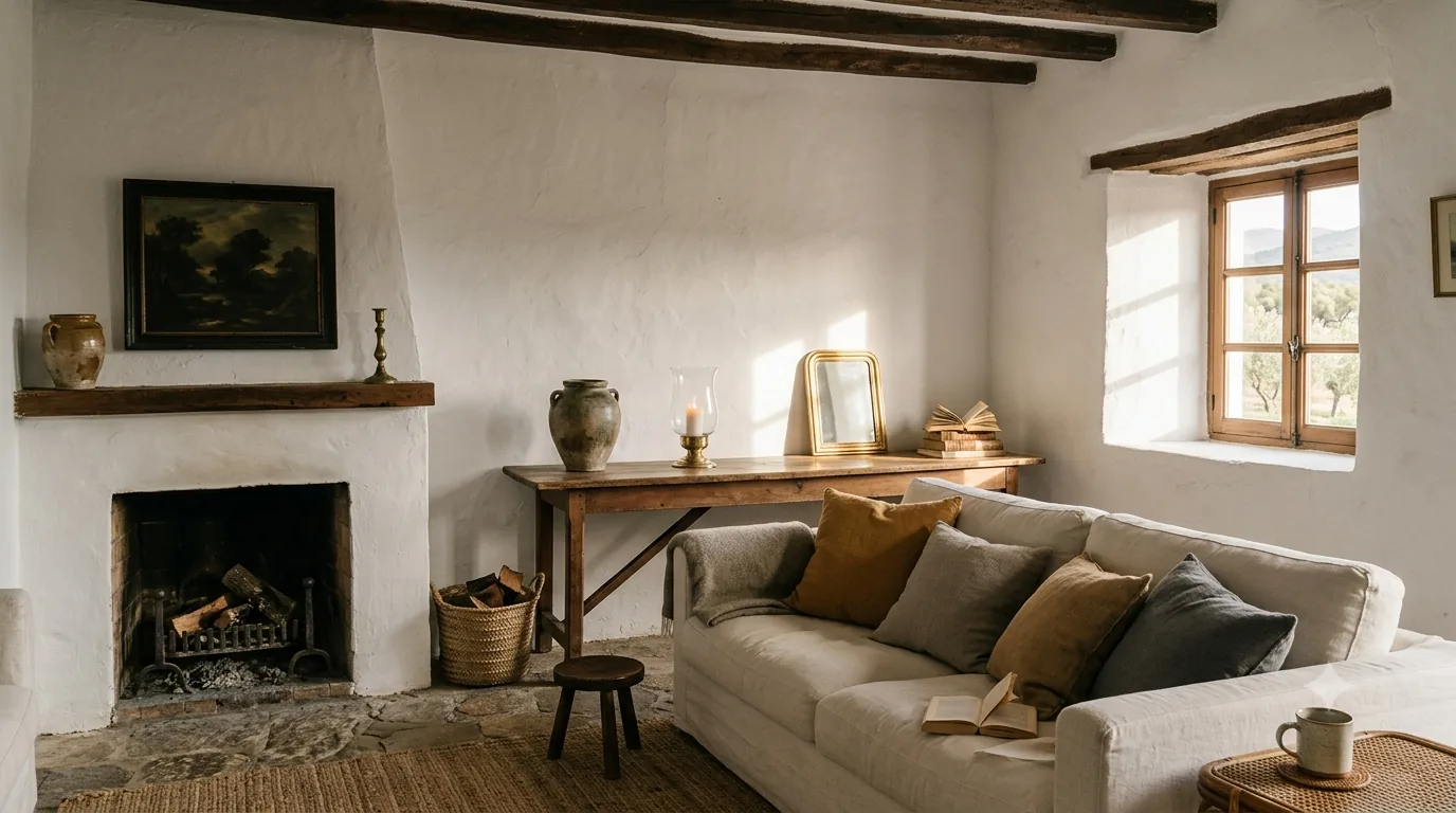 El salón en invierno